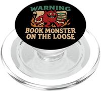 Libro Dragón Lectura Monstruo Divertido Lectura PopSockets PopGrip para MagSafe