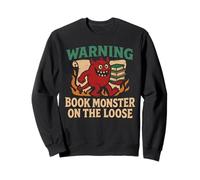 Libro Dragón Lectura Monstruo Divertido Lectura Sudadera