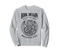 Libro Dragon Sanctuary Mantenimiento Personal Bookish Funny Books Sudadera