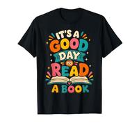 Libro Es un Buen día para Leer Retro Reader Mujeres Hombres Niñas Camiseta