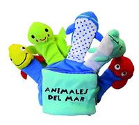 Libro guante: Animales Del Mar (LIBROS PARA BEBÉS)