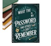 Libro Guardián De Contraseñas - Papel Estucado 14x21 Cm | Libreta Contraseña Rastreador Dirección Email Y Diario De Contactos | Cuaderno Organizador Práctico Para Personas Mayores Amigos Estudiante