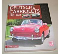 Libro Ilustrado Alemán Cabriolet 1945 Hasta 2022 - BMW 507 ,Mercedes 300 Sl