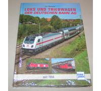 Libro Ilustrado Locomotoras Y Vagón Motorizado El Deutsche Bahn Ag - Desde 1994