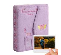 Libro Ilustrado Magnético - Álbum de fotos de peluche 23 x 19 x 5 cm | Albm fotográfico con cierre magnético | Álbum de recortes DIY reutilizable para tarjetas postales, fotos de cumpleaños, fotos de