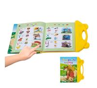 Libro infantil de habla rusa - Libro de aprendizaje del alfabeto ruso - Juguetes interactivos para la promoción temprana para niños principiantes en casa guardería viajes educación en el hogar escuela