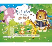 Libro Infantil Pop-Up 3D Ángel Europa - 8 Páginas con Relieve y Sorpresas - Tapa Dura 25x18,4 cm (Modelo a elegir) (El León y sus amigos)