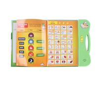 Libro interactivo con sonidos para niños en inglés y árabe, de plástico, 24,7 x 22 cm