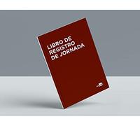 Libro liderpapel registro de jornada empleados a4 10 empleados mes pagina papel blanco 90 g