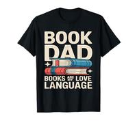 Libro Los Libros para papá Son mi Amor Lectura de Idiomas Camiseta