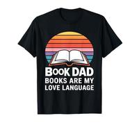 Libro Los Libros para papá Son mi Amor Lectura de Idiomas Camiseta