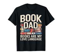 Libro Los Libros para papá Son mi Amor Lectura de Idiomas Camiseta