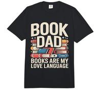 Libro Los Libros para papá Son mi Amor Lectura de Idiomas Comfort Colors Adult Heavyweight T-Shirt