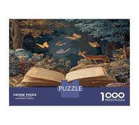 Libro Mágico Puzzle Regalo Creativo Decoración del Hogar 1000 Piezas Camino del Libro de sueños Rompecabezas Familiar Juego De Habilidad para Adultos Y Niños 52x38cm/1000pcs