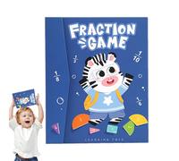 Libro Magnético Con Fracciones Materiales Manipulativos Matemáticos Juego