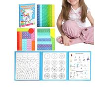 Libro magnético de cálculo de fracturas | educativo juguete para niños, de aprendizaje magnético para la factura de fracciones | Para la enseñanza en casa, en el aula y en