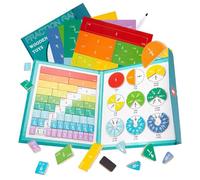 Libro Magnético De Demostración De Fracciones Materiales para Educación en