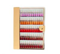 Libro magnético de muestras de uñas, libro de exhibición de color de uñas 2025, libro de exhibición de color de uñas 120/180/240, organizador profesional de exhibición de muestras de uñas en blanco