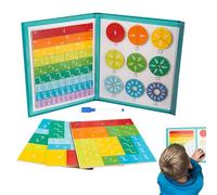 Libro Magnético Demostrador De Fracciones Manipulativos Matemáticos