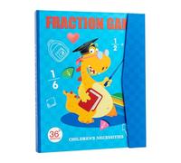 Libro Magnético Fracciones Actividades Educativas de Aprendizaje y Práctica