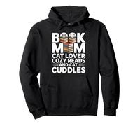 Libro Mamá Amante De Gatos Lecturas Acogedoras Y Abrazos De Sudadera con Capucha