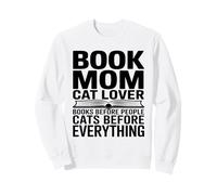 Libro Mamá Gato Amante Gatos Antes De Sudadera