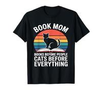 Libro Mamá Gato Amante Libros Antes De Peopl Cats Antes De Todo Camiseta