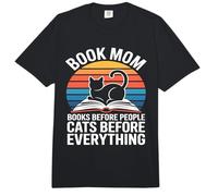 Libro Mamá Gato Amante Libros Antes De Peopl Cats Antes De Todo Comfort Colors Adult Heavyweight T-Shirt