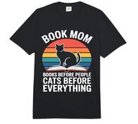 Libro Mamá Gato Amante Libros Antes De Peopl Cats Antes De Todo Comfort Colors Adult Heavyweight T-Shirt