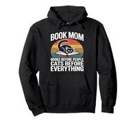 Libro Mamá Gato Amante Libros Antes De Peopl Cats Antes De Todo Sudadera con Capucha