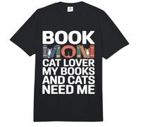 Libro Mamá Gato Amante Mis Libros Y Gatos Me Necesitan Comfort Colors Adult Heavyweight T-Shirt