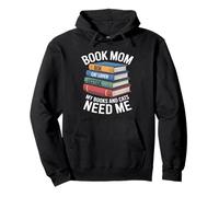Libro Mamá Gato Amante Mis Libros Y Gatos Me Necesitan Sudadera con Capucha