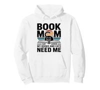Libro Mamá Gato Amante Mis Libros Y Gatos Me Necesitan Sudadera con Capucha