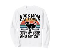 Libro Mamá Gato Amante Solo Mi Libro Y Mi Gato Sudadera