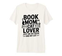 Libro Mamá Gato Amante Solo Yo Mi Libro Y Mi Gato Camiseta Premium