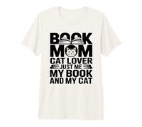Libro Mamá Gato Amante Solo Yo Mi Libro Y Mi Gato Camiseta Premium