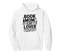 Libro Mamá Gato Amante Solo Yo Mi Libro Y Mi Gato Sudadera con Capucha