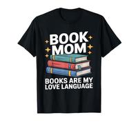 Libro Mamá Libros Son mi Amor Lectura de Idiomas Camiseta