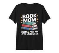 Libro Mamá Libros Son mi Amor Lectura de Idiomas Camiseta Premium