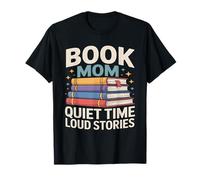 Libro Mamá Tiempo Tranquilo Historias Fuertes Leyendo Amante Camiseta
