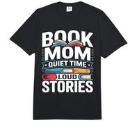 Libro Mamá Tiempo Tranquilo Historias Fuertes Leyendo Amante Comfort Colors Adult Heavyweight T-Shirt