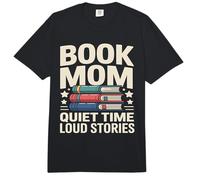 Libro Mamá Tiempo Tranquilo Historias Fuertes Leyendo Amante Comfort Colors Adult Heavyweight T-Shirt