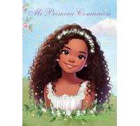 Libro Mi Primera Comunión niña afroamericana. Comunión Libro de Firmas, Fotografías y Recuerdos