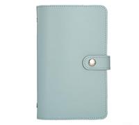 Libro minimalista de almacenamiento de efectivo con clip para dinero y estructura de cuenta limpia para construir hábitos financieros consistentes (azul)