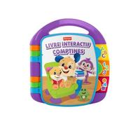 Libro musical interactivo Fisher-Price Laugh & Learn con 6 canciones y botones luminosos