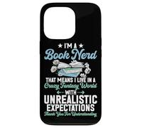 Libro Nerd Bibliotecario Bibliófilo Bookworm Book Lover Reader Carcasa para iPhone 13 Pro
