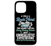 Libro Nerd Bibliotecario Bibliófilo Bookworm Book Lover Reader Carcasa para iPhone 13 Pro MAX