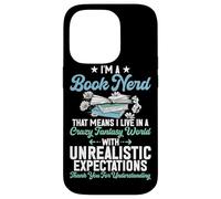 Libro Nerd Bibliotecario Bibliófilo Bookworm Book Lover Reader Carcasa para iPhone 14 Pro