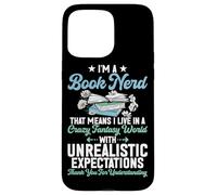Libro Nerd Bibliotecario Bibliófilo Bookworm Book Lover Reader Carcasa para iPhone 15 Pro MAX