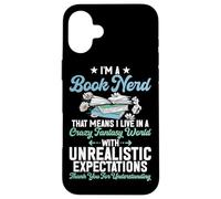Libro Nerd Bibliotecario Bibliófilo Bookworm Book Lover Reader Carcasa para iPhone 16 Plus